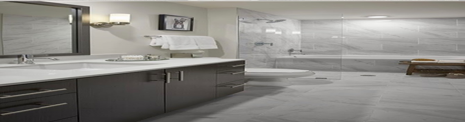 Spa Inspired Garden Style Bathtub and Standup Shower