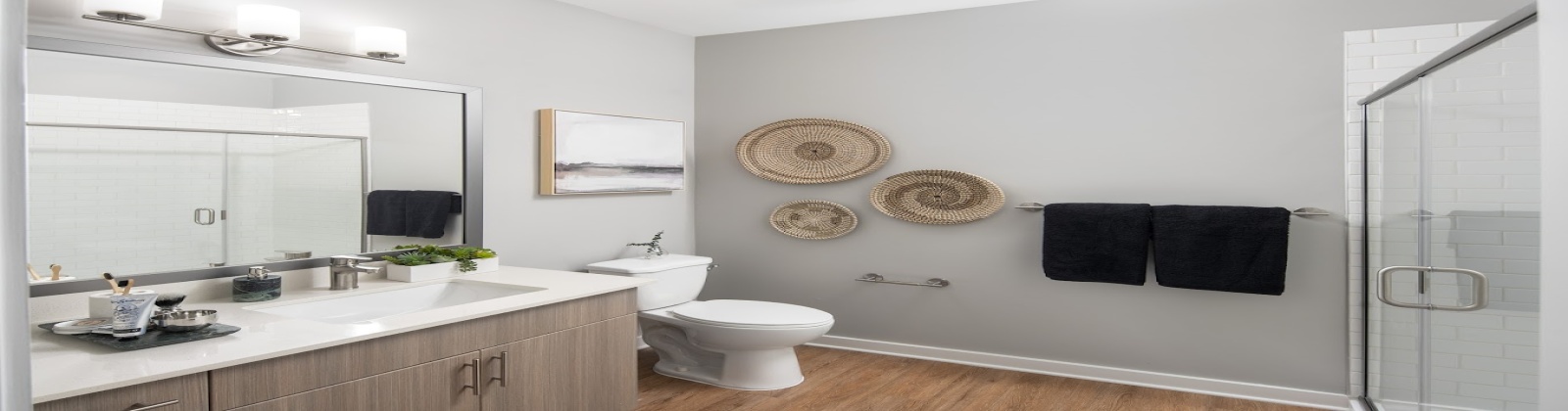Classic White Subway Tile, Soaking Bath tub