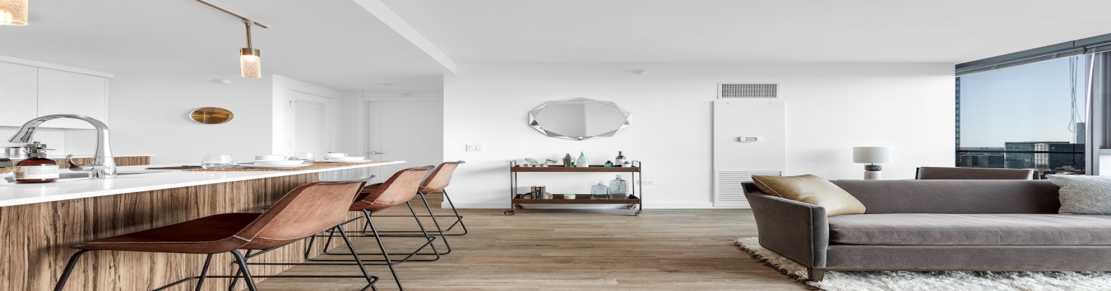 Plank Flooring, Floor to Ceiling Windows Plank Flooring, Floor to Ceiling Windows