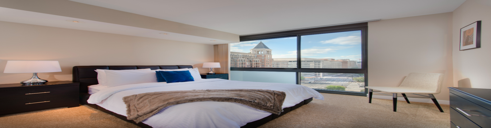 Large Windows with City Views