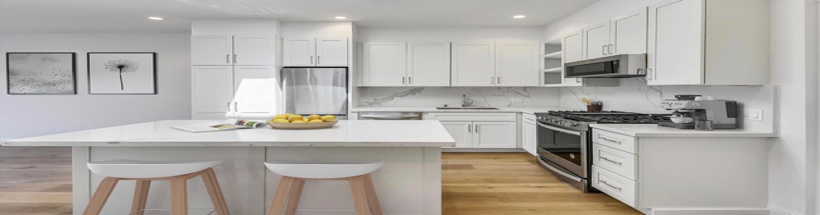 subzero refrigerator, wolf range, Miele oven, granite countertops 