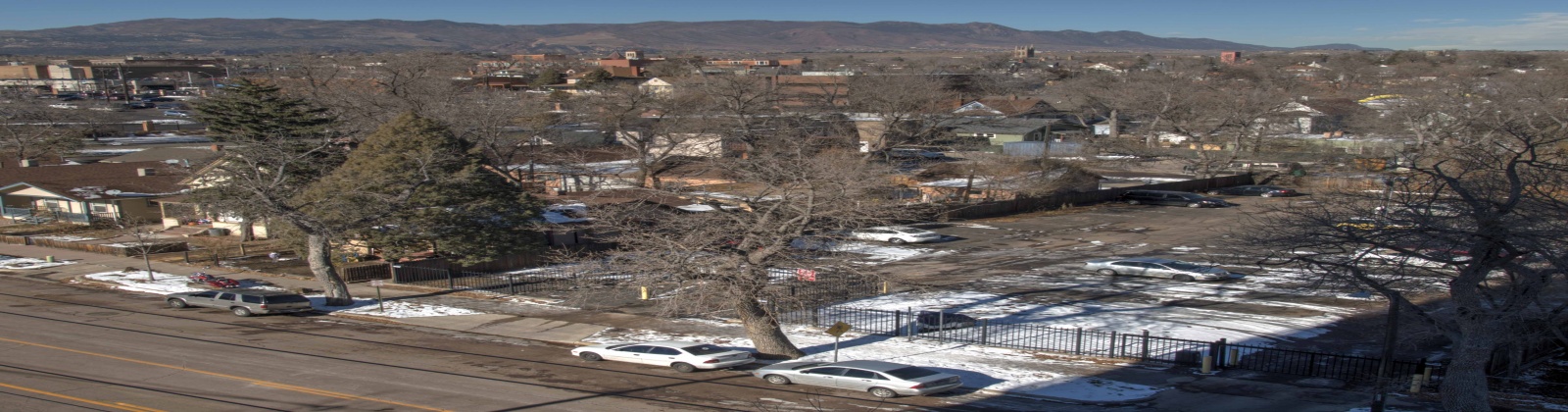 open gated parking across Kiowa