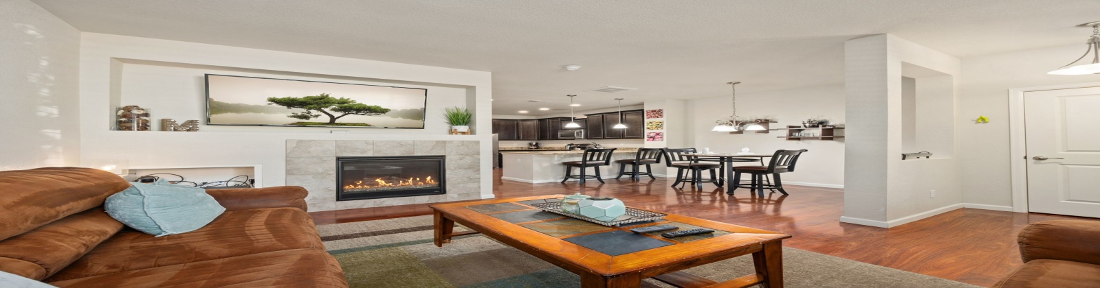 Welcome to this stylish and fully furnished townhome located in the highly desirable Park Meadows / Willow Creek area of Centennial. This south-facing home offers abundant natural light, modern finishes, and a layout designed for both comfort and convenience.
Interior Features
Main Level
•	Bright and open living room with fireplace, sofa seating, and wall-mounted TV.
•	Dining area with seating for six.
•	Chef’s kitchen featuring slab granite countertops, stainless steel appliances, and hardwood flooring.
•	Powder bath and direct access to the attached 2-car garage.
Upper Level
•	Primary Bedroom: King bed, walk-in closet, work desk, TV, and private balcony with seating.
•	Primary Bath: Dual vanities, soaking tub, and separate walk-in shower.
•	Second Bedroom: Queen bed and TV.
•	Third Bedroom: Large desk, shelving units, and a full-size futon (perfect as an office/flex space).
•	Secondary Bathroom: Large vanity with walk-in shower.
•	Laundry room conveniently located upstairs.
Outdoor & Community Highlights
•	Charming front patio with seating area.
•	Nearby there is a beautiful park with walking paths, pond, and fountain.
•	Walking distance to dining, shopping, and a nearby lake.
•	Just 0.5 miles to light rail & I-470, offering easy access across the Denver Metro area.
•	Quick drive to Park Meadows Mall, Lone Tree entertainment, and DTC.
Schools (Cherry Creek School District — all highly rated 9/10 by GreatSchools)
•	Willow Creek Elementary — 0.5 miles
•	Campus Middle School — 4.3 miles
•	Cherry Creek High School — 4.3 miles
