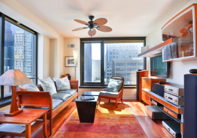 2 Bedroom/2 Bathroom condo at New Montgomery! Features: stainless steel appliances, granite counters, ceiling fan, desk, cherry wood floors, marble tiling, state-of-the art A/V system with surround sound, master with custom built-Italian queen bed and side tables, ensuite bath, walk-in closets, and twin bed that converts into sofa.

Amenities include: 24-hour attendant, bike parking, and roof deck with BBQ, gas fire pit and panoramic city views.

With a 94 Walk Score, this location offers easy access to FiDi, Union Square, the Embarcadero as well as San Francisco\'s world-class sports arenas.
No parking.